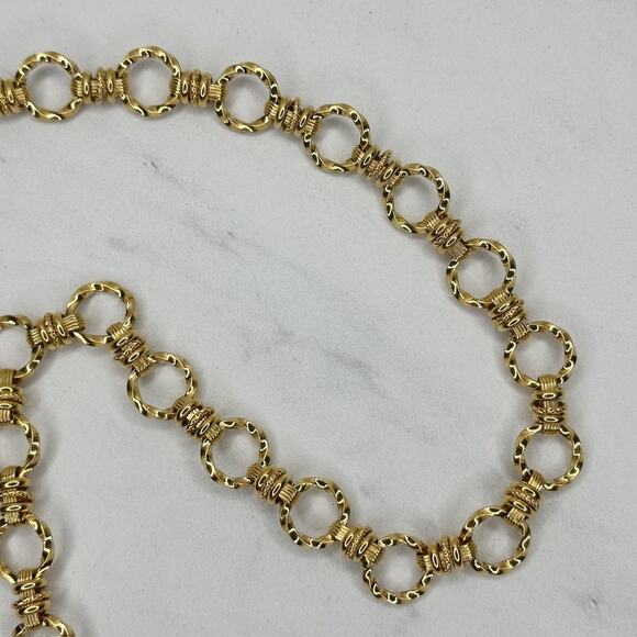 Bijoux Cascio Vintage Coin Charm Gold Tone Chain Belt Small/Medium (S/M) ✨ main image 12